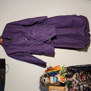 SUSANS Purple Set Harem Crop Pants & Matching Jacket Retro 80s 90s XS